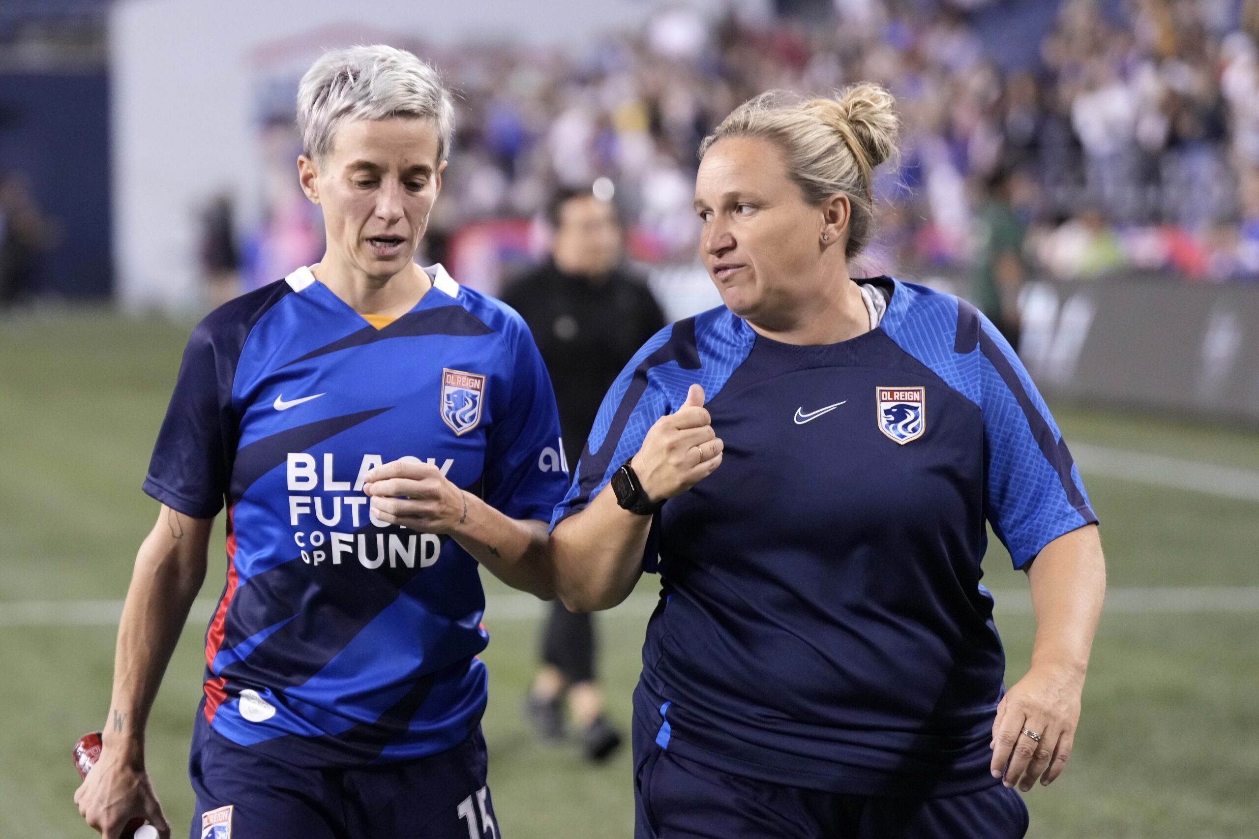 OL Reign Coach Shares Emotional Tribute To Retiring Star Megan Rapinoe