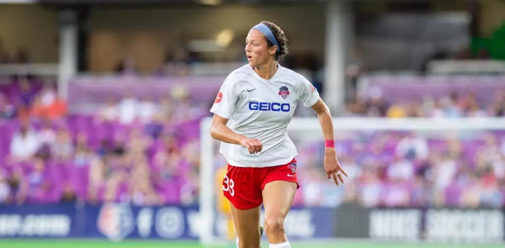 Ashley Hatch forward of Washington Spirit/ JWS