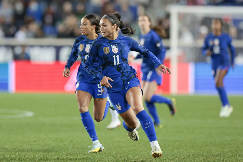 U.S. women's soccer player Sophia Smith