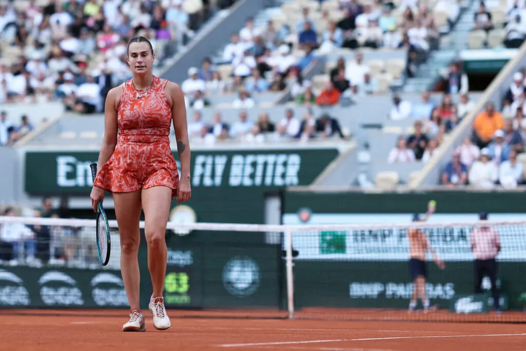 tennis player Aryna Sabalenka