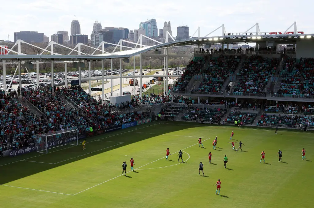 Kansas City's CPKC Stadium during an NWSL match