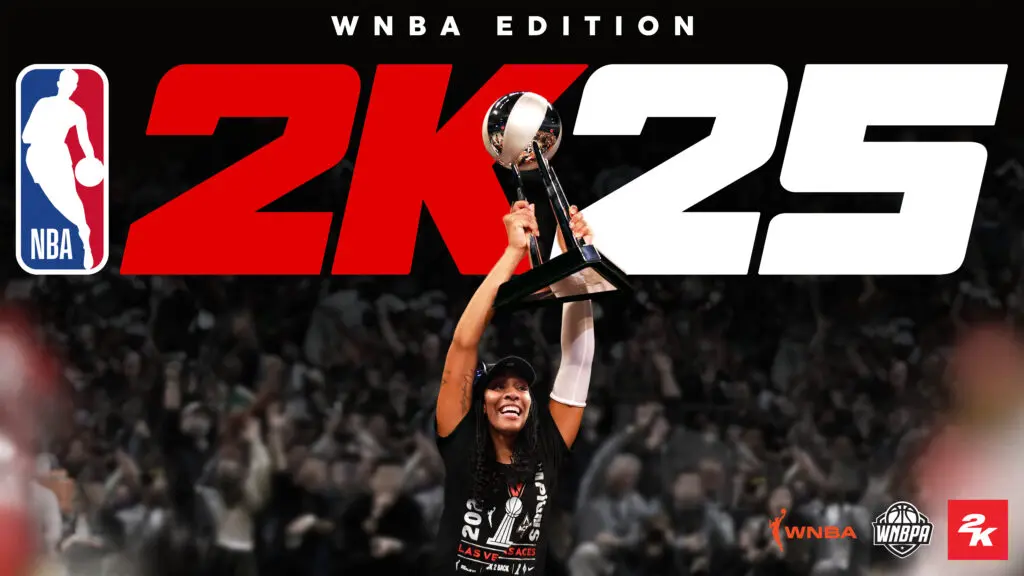 NBA 2K25 WNBA Edition Cover starring A'ja Wilson