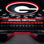 The new Georgia softball locker room