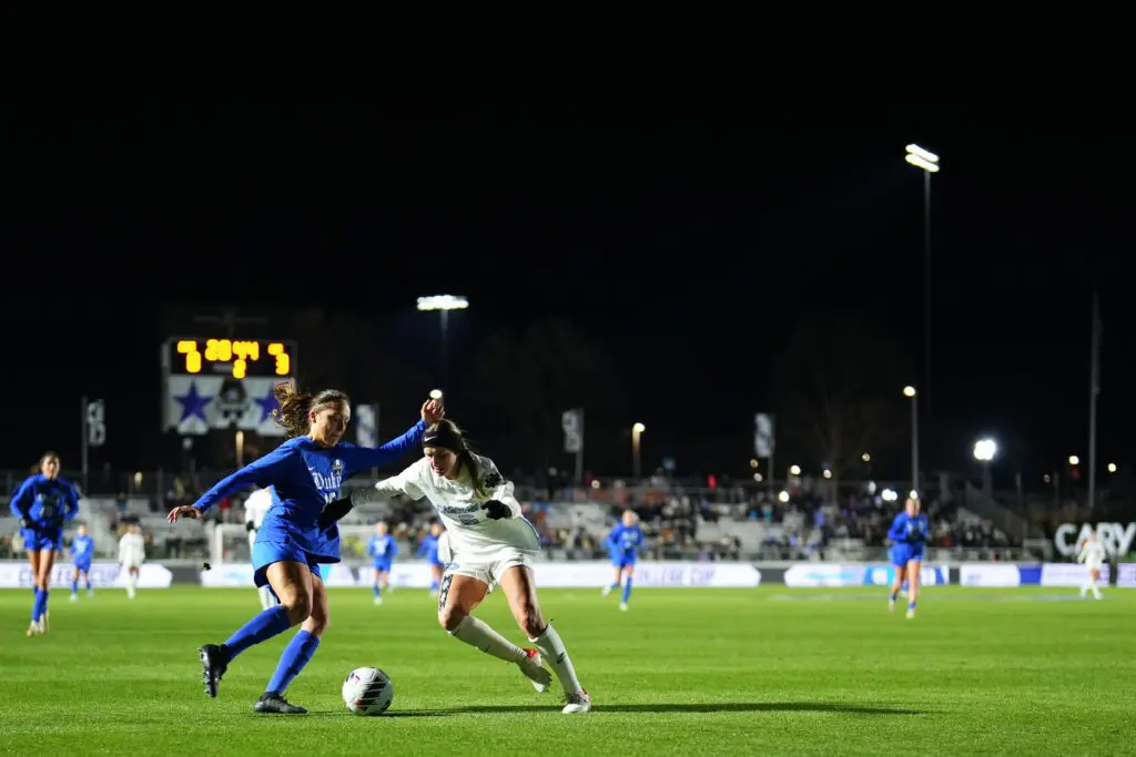 UNC plays Duke during the 2024 College Cup semifinals.