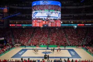 No. 1 Nebraska plays No. 6 Stanford during the first weekend of the 2025 NCAA volleyball season.