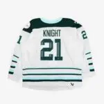 A game-worn 2025 PWHL Playoffs jersey from Team USA captain Hilary Knight.