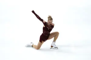 Amber Glenn competes in the 2026 US Figure Skating Championships.