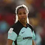 Gotham forward Midge Purce looks on during their 2026 FIFA W Champions Cup semifinal loss to SC Corinthians.