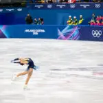 Kaori Sakamoto from Japan participates in the Winter Olympic Games at the Milano Ice Skating Arena in Milano, Italy, on February 6, 2026.