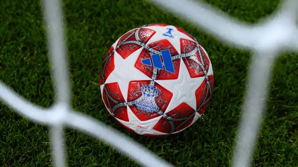 Champions League official Adidas match ball for the women's UWCL final in Oslo Norway.