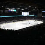 A general view during the third period of the PWHL Takeover tour game between the Seattle Torrent and the New York Sirens hockey teams at Allstate Arena on March 25, 2026 in Chicago, Illinois.