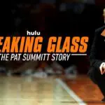 Graphic for ESPN and Hulu documentary Breaking Glass: The Pat Summitt Story.