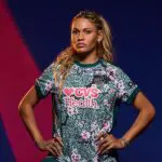 Trinity Rodman #2 of the Washington Spirit poses for the official NWSL portraits at The Westin Bonaventure Hotel & Suites, Los Angeles on January 29, 2026 in Los Angeles, California.