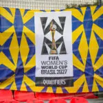 A FIFA Women's World Cup Brasil 2027 Qualifiers banner hangs before the FIFA Women's World Cup Qualifiers European Qualifiers 2027 match between Turkey and Malta at Pendik Stadium in Istanbul, Turkey, on March 3, 2026.