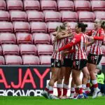 The Barclays Women's Super League 2 match between Bay Collective owned Sunderland and Newcastle United at Stadium of Light on March 29, 2026 in Sunderland, England.