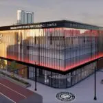 Rendering of 108,000-square-foot Indiana Fever practice facility, which drew reactions from Caitlin Clark and other WNBA stars.