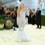 US alpine ski racer Lindsey Vonn arrives for the 2026 Met Gala celebrating "Costume Art" at the Metropolitan Museum of Art, in New York, on May 4, 2026.