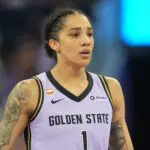 Golden State Valkyries forward Gabby Williams (1) during the fourth quarter against the Phoenix Mercury at Chase Center.