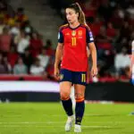 Alexia Putellas of Spain looks on during the FIFA Women's World Cup 2027 Qualifier match between Spain and England at Estadi de Son Moix on June 05, 2026 in Mallorca, Spain.