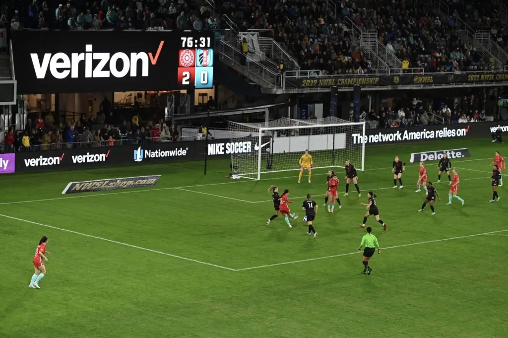 General view at Audi Field featuring 2022 National Women's Soccer League NWSL Championship between the Kansas City Current at Portland Thorns FC.