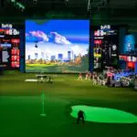 Boston Common Golf against Jupiter Links GC during TGL match at SoFi Center on March 17, 2026, in Palm Beach Gardens, Florida ahead of the WTGL women's golf launch.