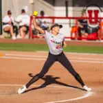 Karlyn Pickens pitches for the Carolina Blaze.