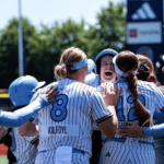 Chicago Bandits celebrate win against Utah Talons.