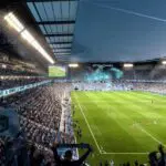 Rendering of Etihad Stadium field for Gotham FC.
