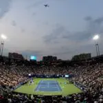 A general view of Sobeys Stadium during semi-final play between Iga Swiatek (POL) and Elina Svitolina (UKR).