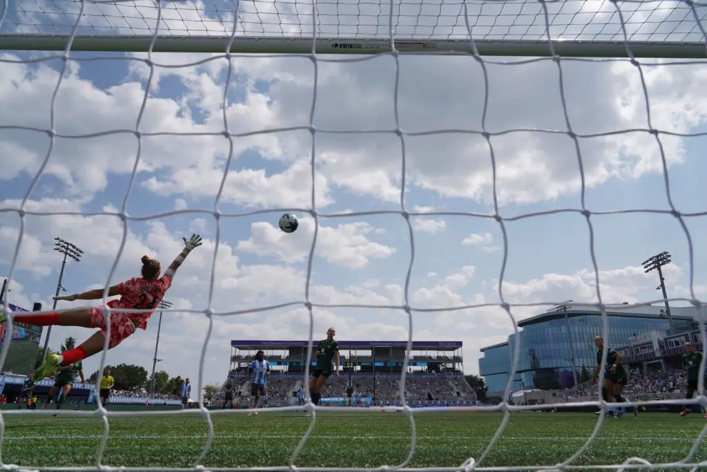 NWSL team Chicago Stars during the second half of a match at Northwestern Medicine Field at Martin Stadium.