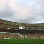 General view inside the stadium prior to the international friendly match between Brazil and Panama at Maracana Stadium.