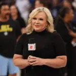 Holly Rowe looks on during the 2026 AT&T WNBA All-Star Game on July 25, 2026 at United Center in Chicago.