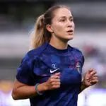 Ashley Sanchez #2 of North Carolina Courage warms up prior to the NWSL match between North Carolina Courage and Utah Royals at First Horizon Stadium.