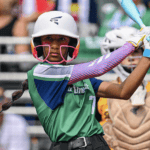 SOUTHEAST vs NORTHWEST in Game 1 of the Little League Softball World Series.