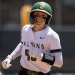 Utah Talons Jadelyn Allchin runs the bases.