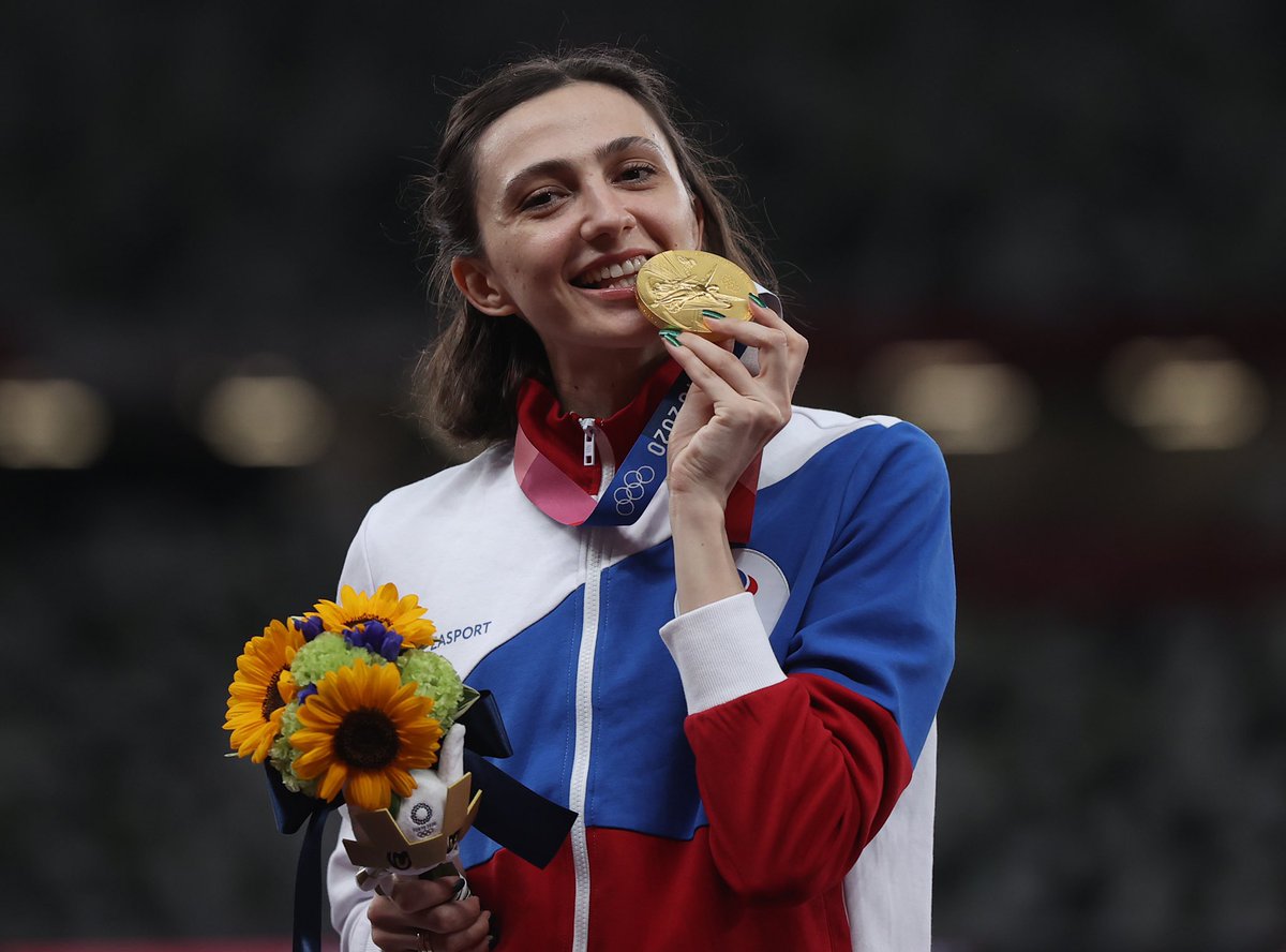 ROC’s Mariya Lasitskene wins Olympic gold in high jump - Just Women's ...