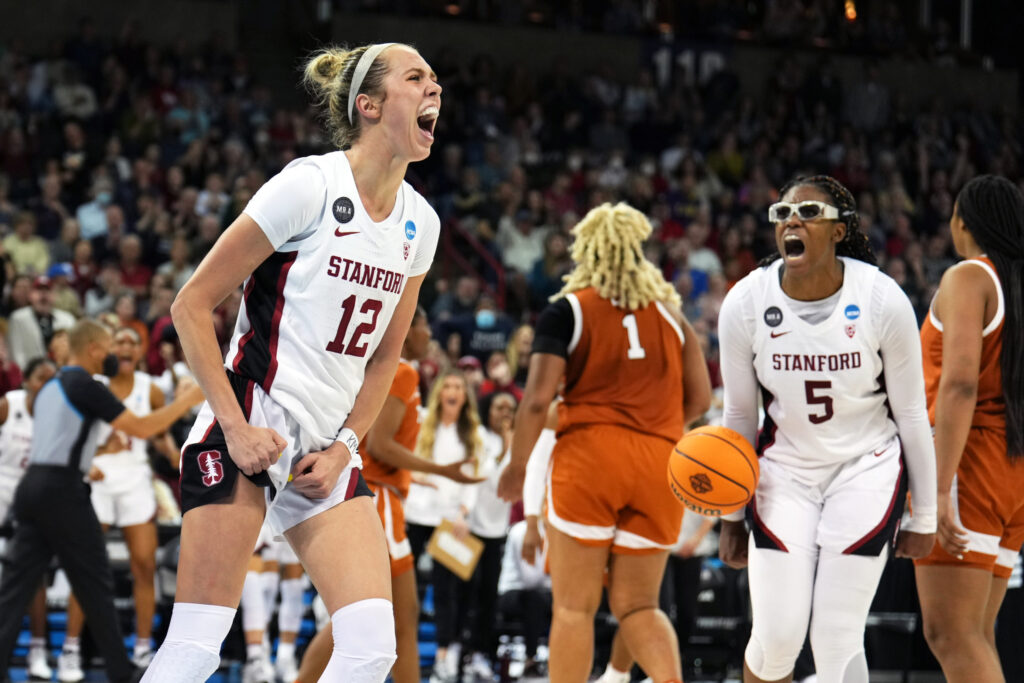 Lexie Hull leads Stanford to Elite Eight win in her hometown - Just Women's  Sports