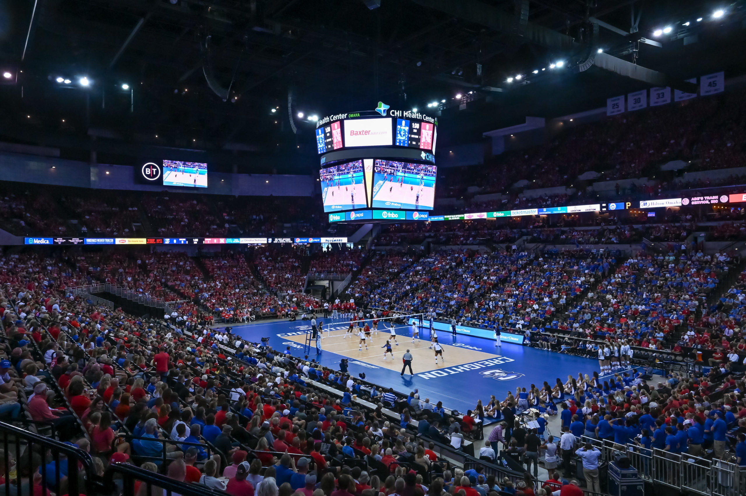 Nebraska and Creighton break NCAA volleyball attendance record (again