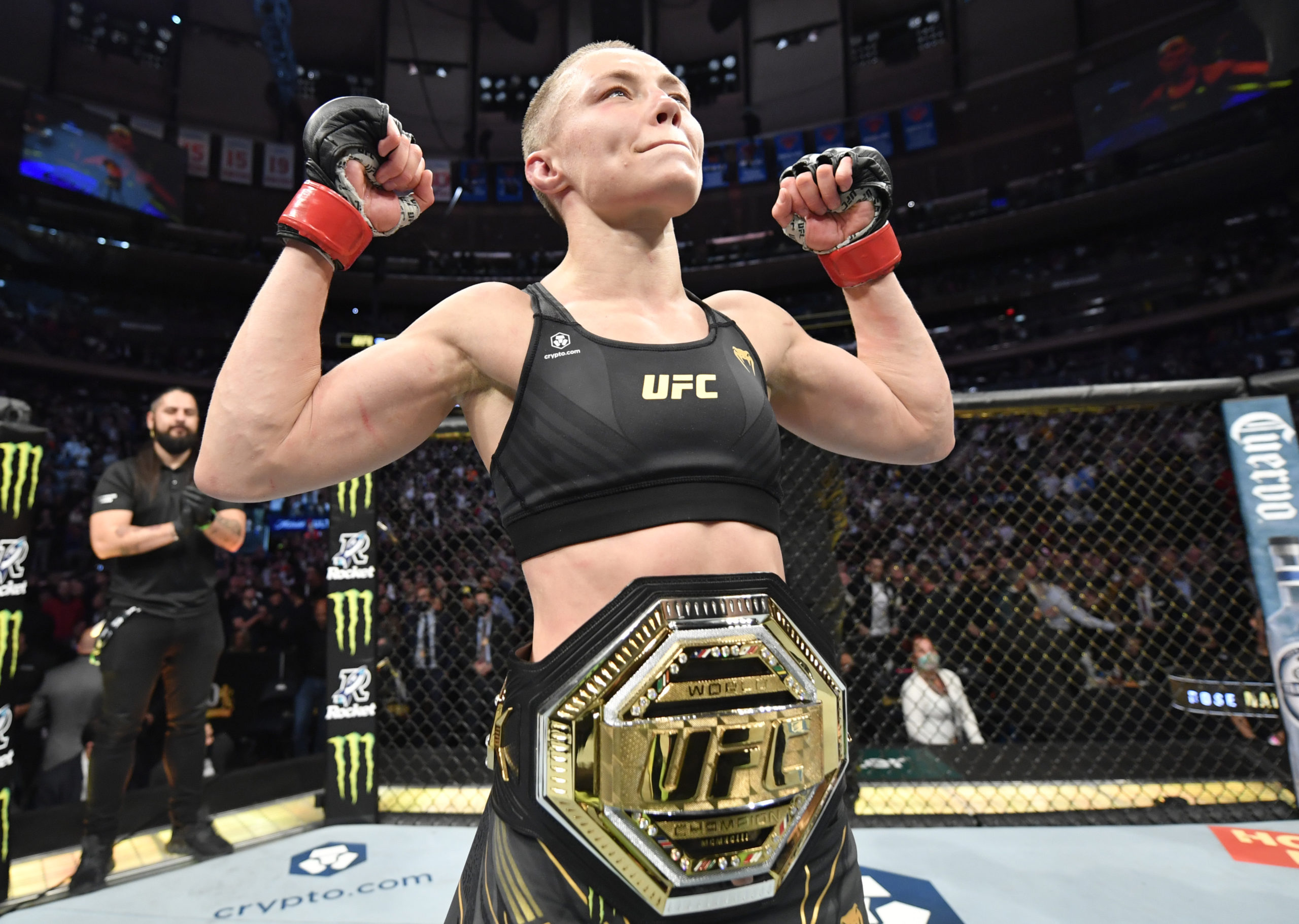 Two-time UFC strawweight champion Rose Namajunas teams up with and