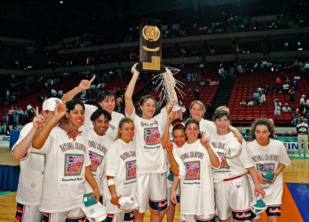 UConn women’s basketball won its first national championship in 1995.