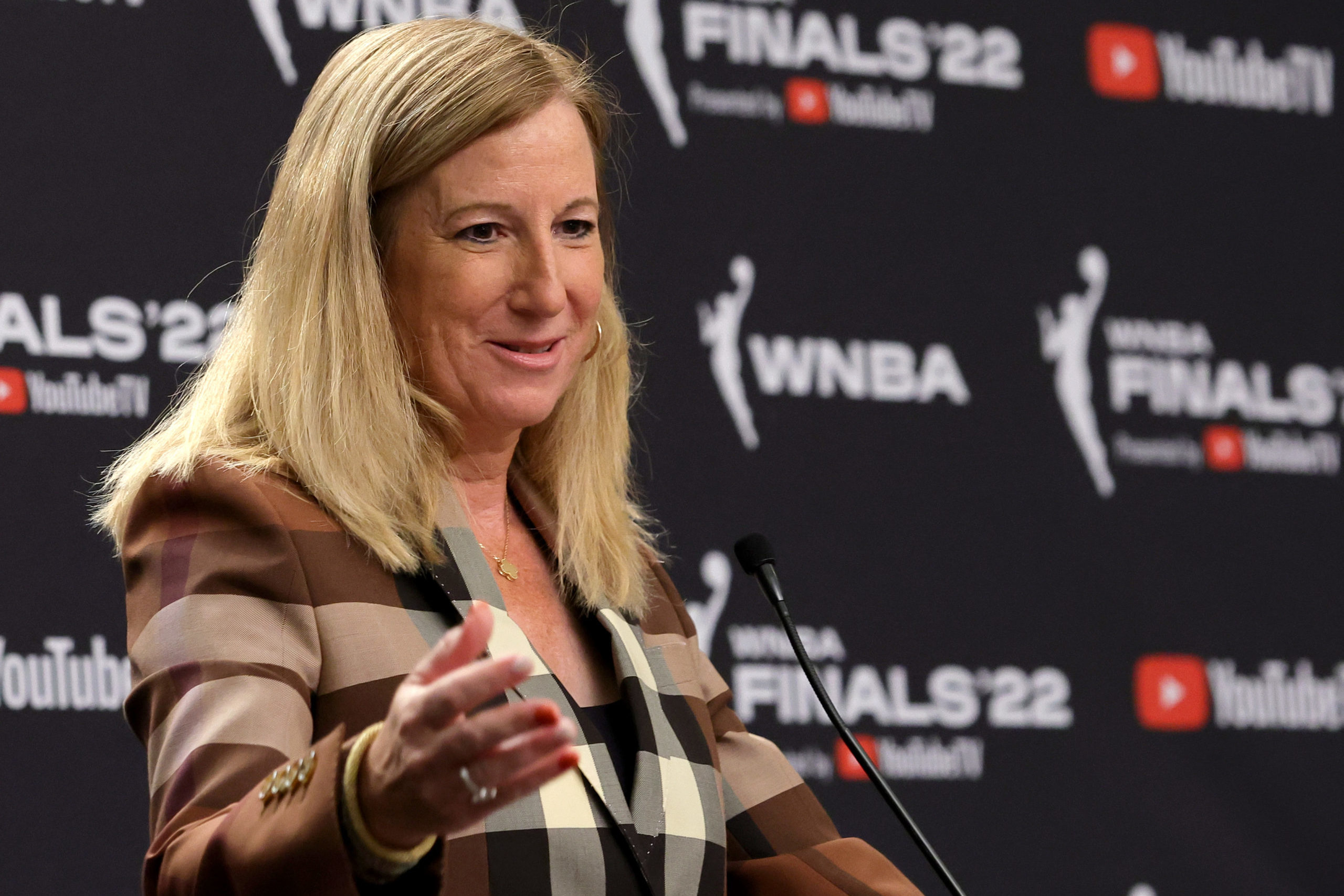 Cathy Engelbert calls WNBA prioritization clause a ‘quid pro quo