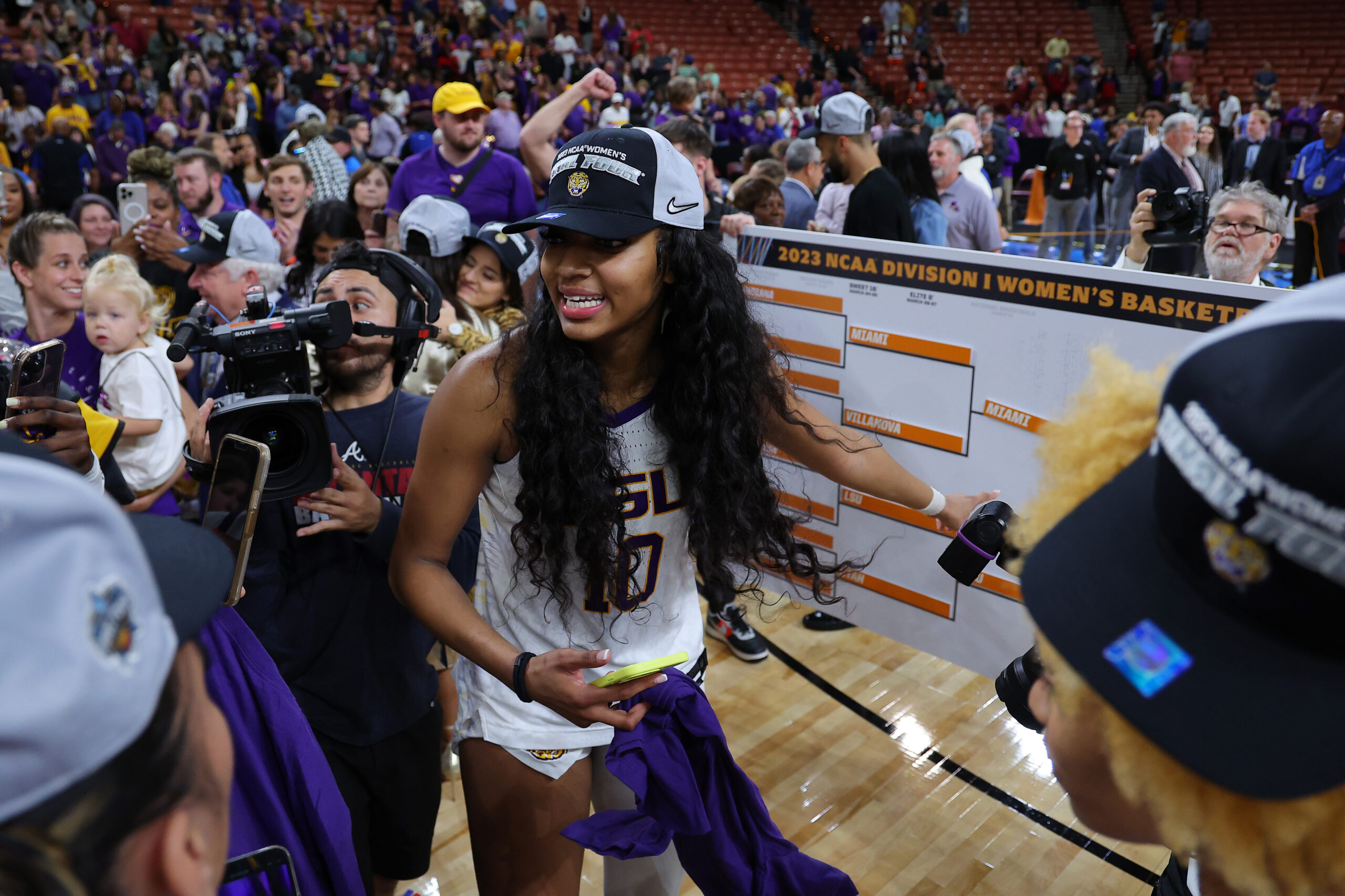 Final Fourbound Angel Reese laughs off criticism of LSU’s ‘weak
