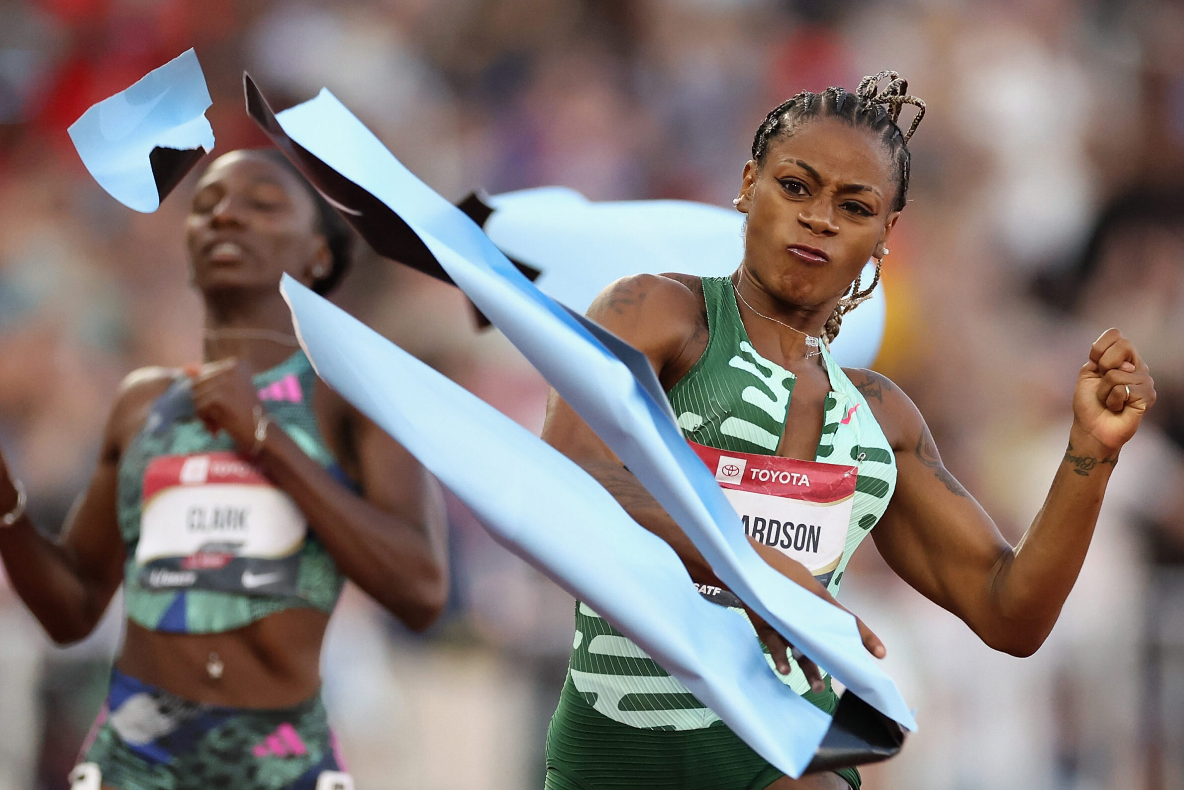 World Athletics Championships 2023: Sha'Carri Richardson leads