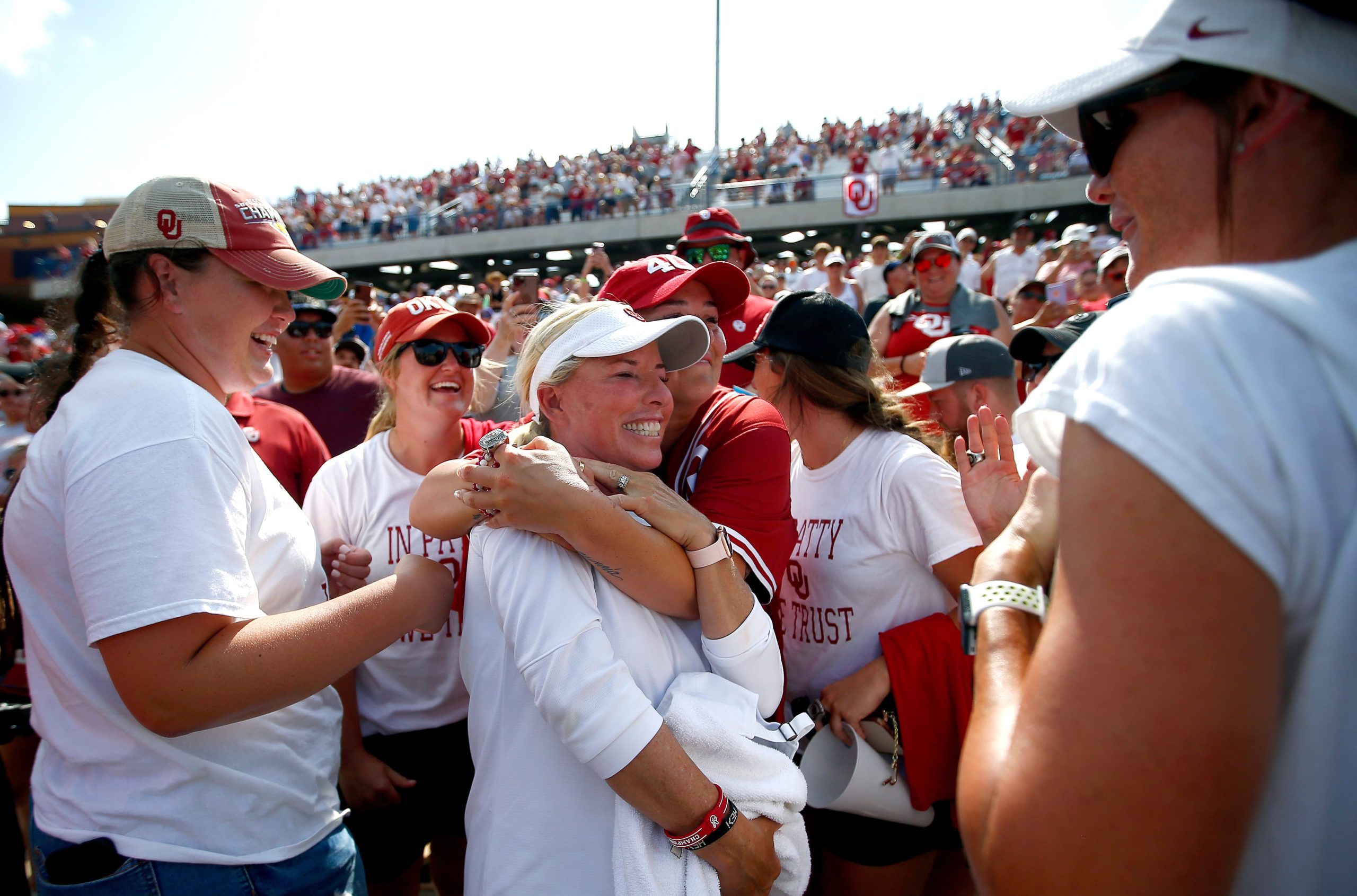 Oklahoma softball coach Patty Gasso earns big raise after back-to-back titles - Just Women's Sports