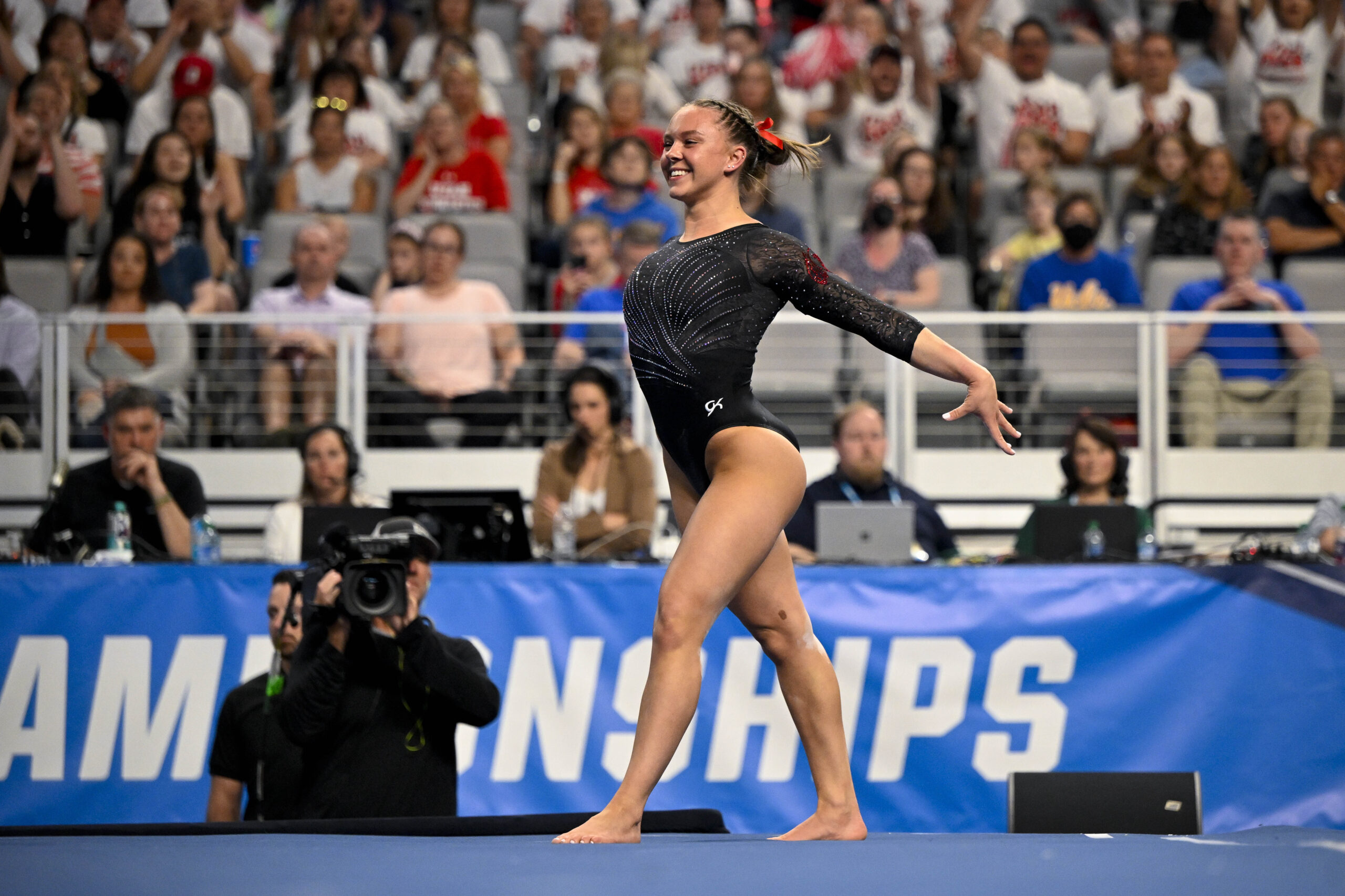 Maile O'Keefe upsets Jordan Chiles to win NCAA gymnastics all-around title  - Just Women's Sports