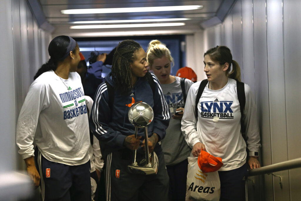 2013 WNBA Champion Minnesota Lynx Arrive at MSP International Airport