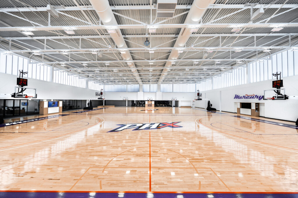 phoenix mercury practice facility's diana taurasi courts