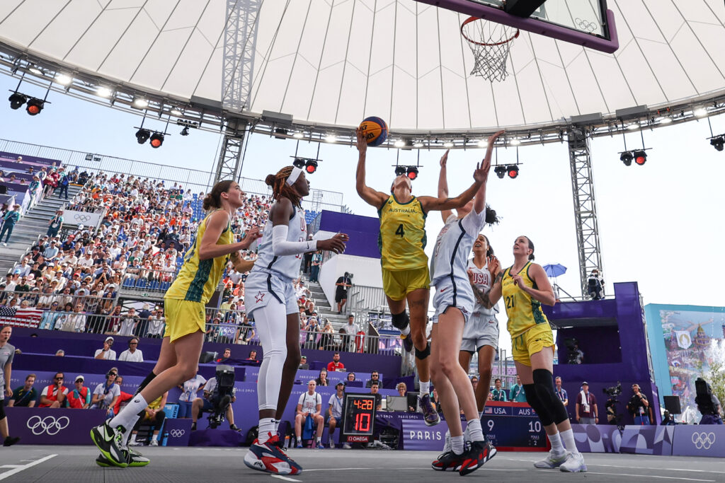 Australia women's 3x3 shoots over Team USA 3x3's heads in US Basketball's third-straight loss of the Paris Olympics