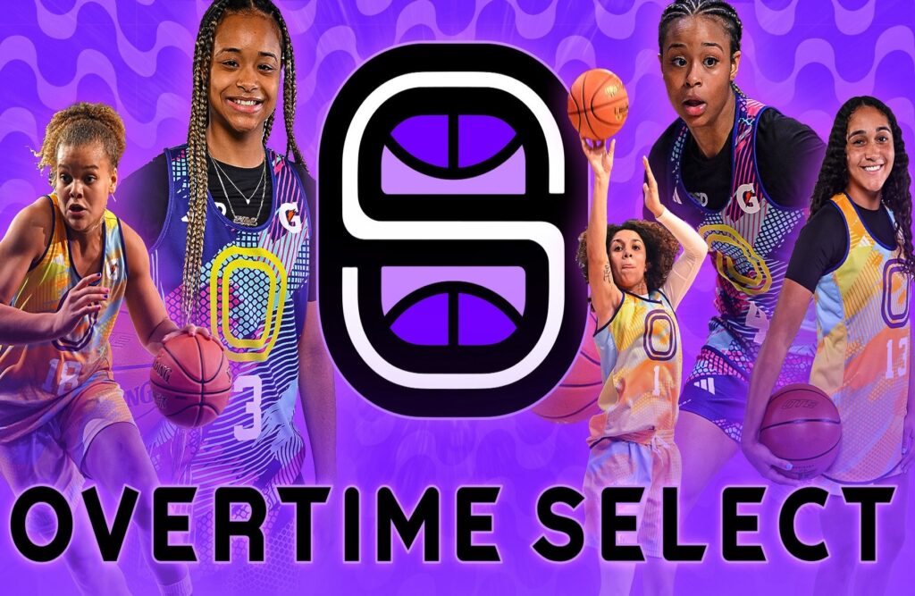 overtime select girls high school basketball league logo