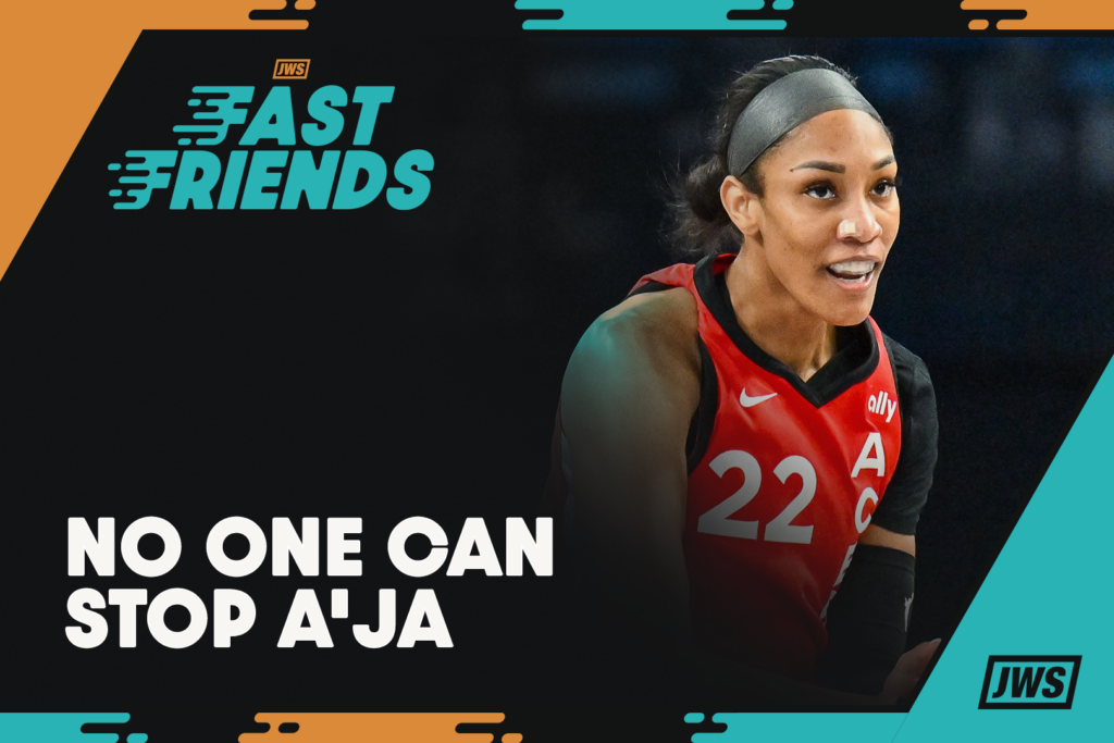 fast friends with lisa leslie and kelley o'hara women's sports show cover image.